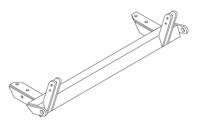 Blue Ox BX1810 - Tow Bar Base Plate