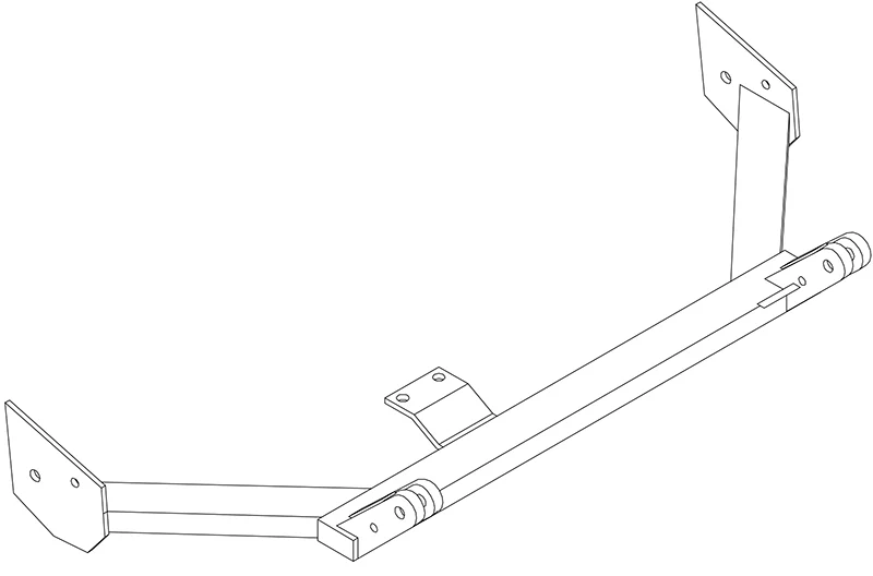 Blue Ox BX1922 - Tow Bar Base Plate