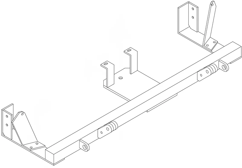Blue Ox BX1924 - Tow Bar Base Plate
