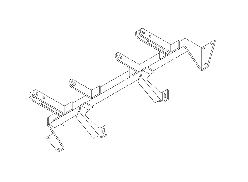 Blue Ox BX1937 - Tow Bar Base Plate