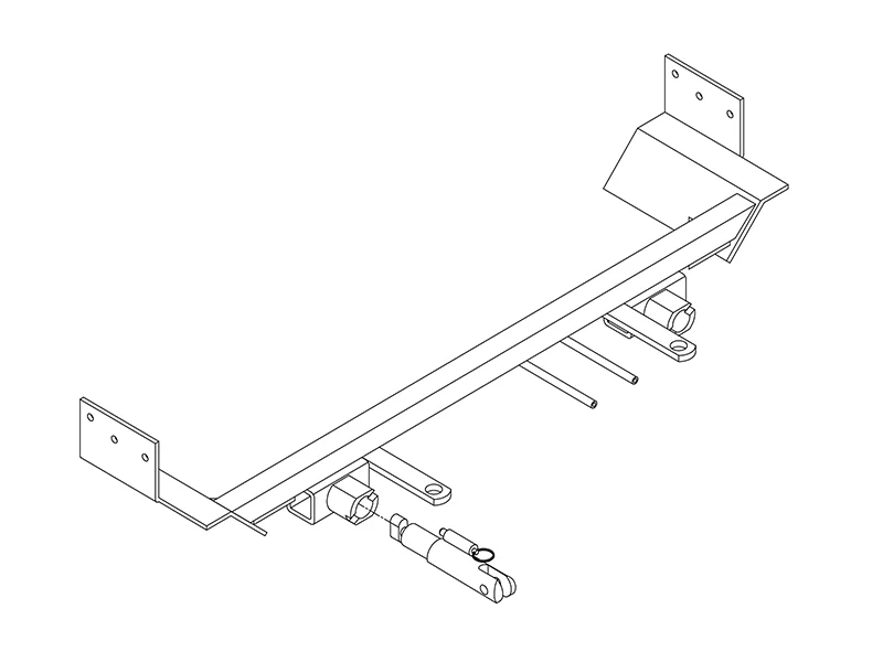 Blue Ox BX1964 - Tow Bar Base Plate