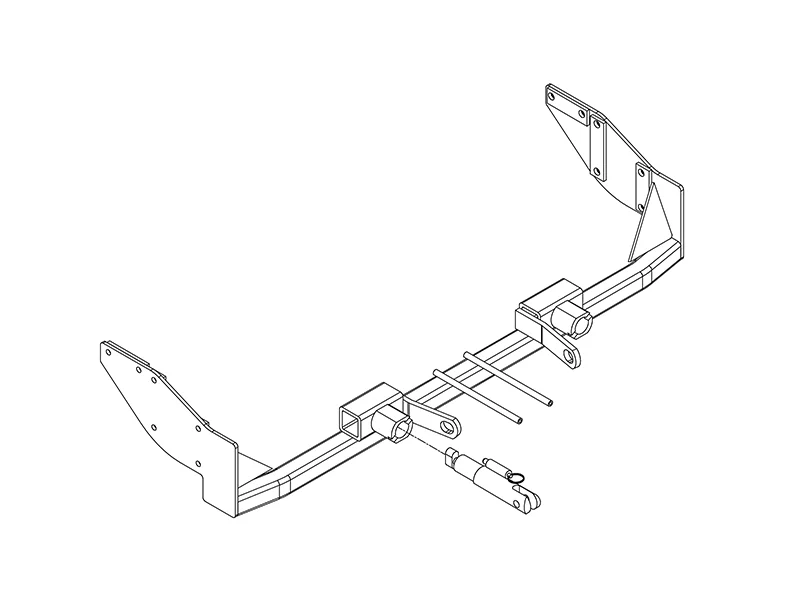 Blue Ox BX1980 - Tow Bar Base Plate