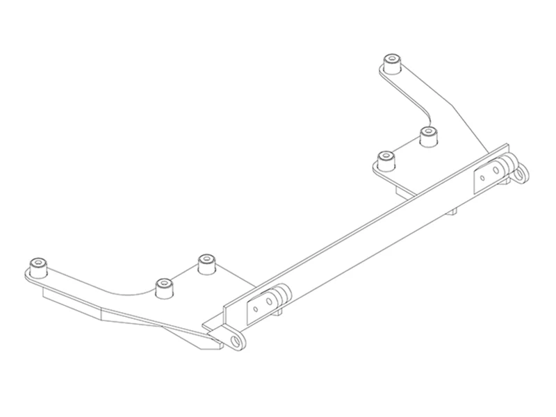Blue Ox BX2103 - Tow Bar Base Plate