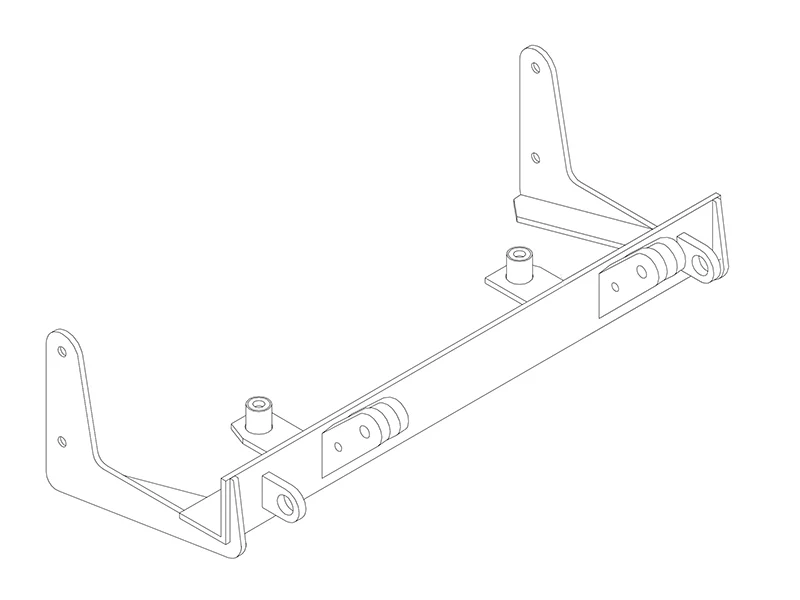 Blue Ox BX2106 - Tow Bar Base Plate