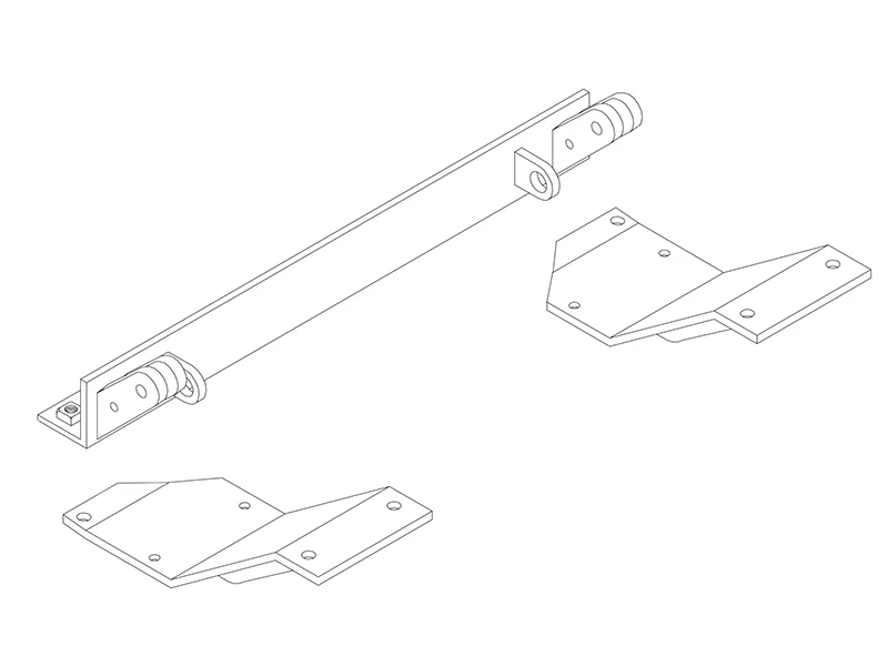Blue Ox BX2111 - Tow Bar Base Plate