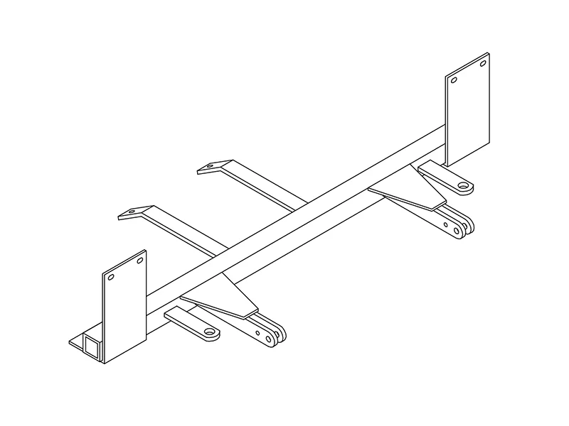Blue Ox BX2133 - Tow Bar Base Plate