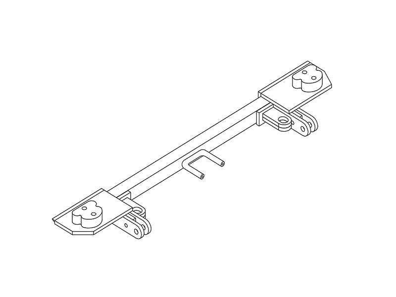 Blue Ox BX2146 - Tow Bar Base Plate