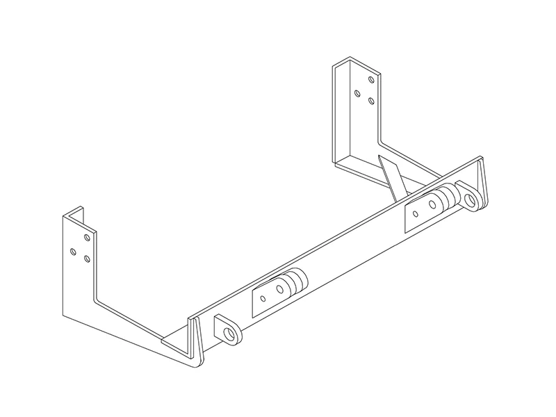 Blue Ox BX2217 - Tow Bar Base Plate