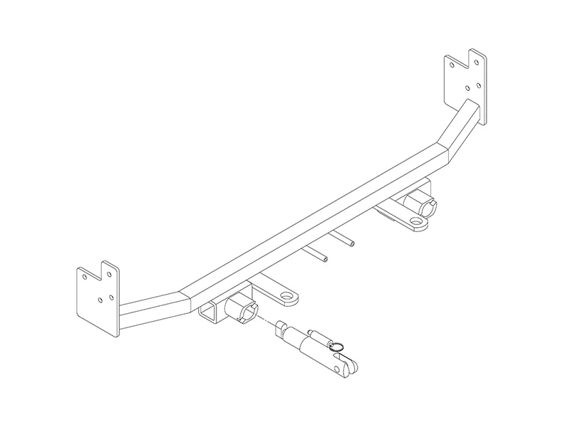 Blue Ox BX2236 - Tow Bar Base Plate