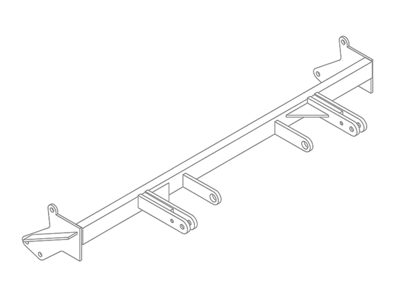 Blue Ox BX2511 - Tow Bar Base Plate