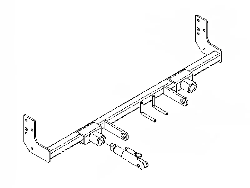 Blue Ox BX2711 - Tow Bar Base Plate