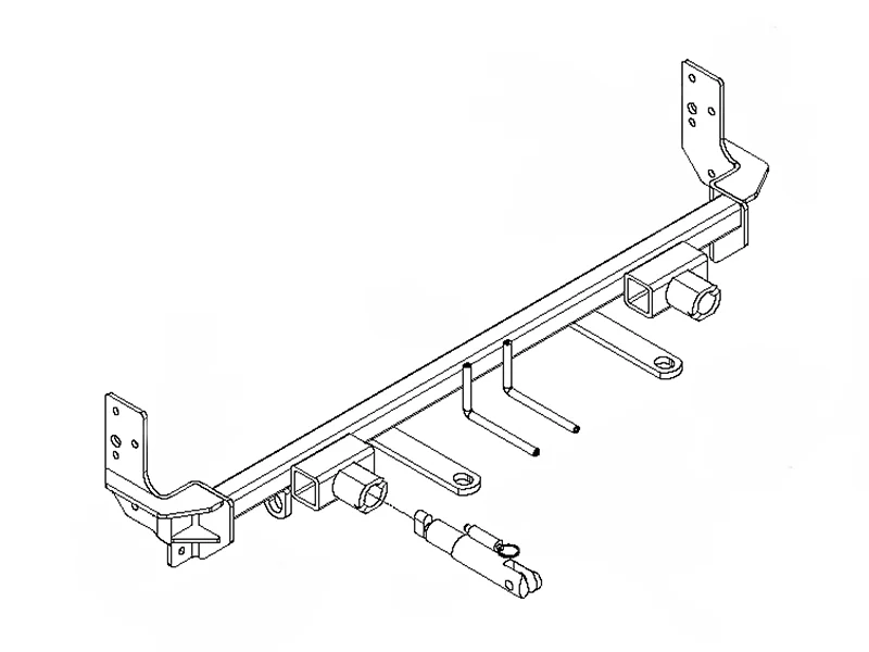 Blue Ox BX2713 - Tow Bar Base Plate
