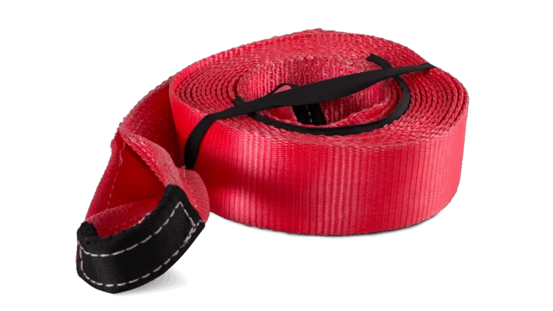 Body Armor 4x4 5139 - Tow Strap, Red, Smooth