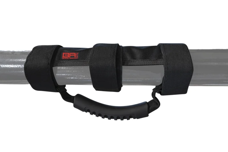 Body Armor 4x4 5142 - Roll Bar Grab Handle, Black, Smooth