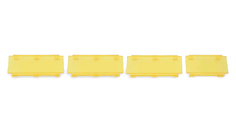 Body Armor 4x4 60043 - Light Bar Cover, Amber, Smooth