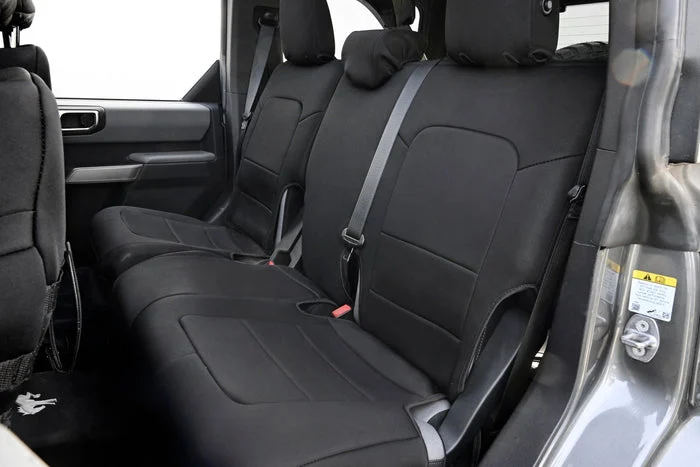 Body Armor 4x4 91011 - Rear Seat Covers, Black, Smooth
