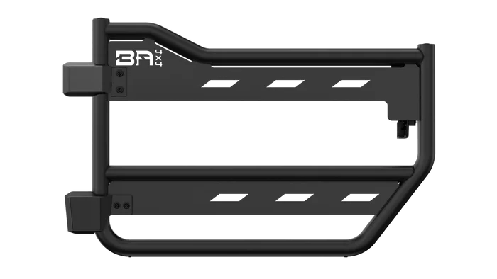 Body Armor 4x4 FB-6154 - Front Tube Doors, Black, Light Texture
