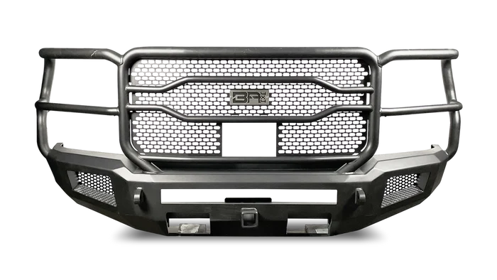 Body Armor 4x4 FD-20341 - Ambush Front Bumper, Black, Light Texture