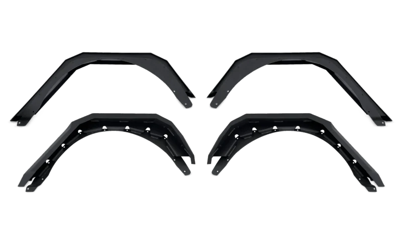 Body Armor 4x4 JL-6103 - Fender Flares, Black, Light Texture