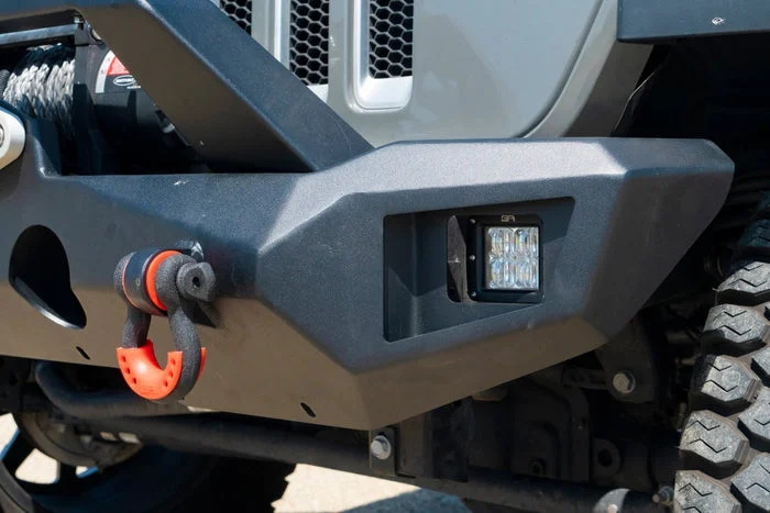 Body Armor 4x4 JP-19536 - Orion Front Bumper, Black, Light Texture