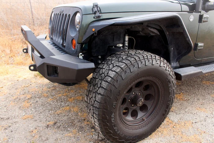 Body Armor 4x4 JP-19537 - Orion Front Bumper, Black, Light Texture