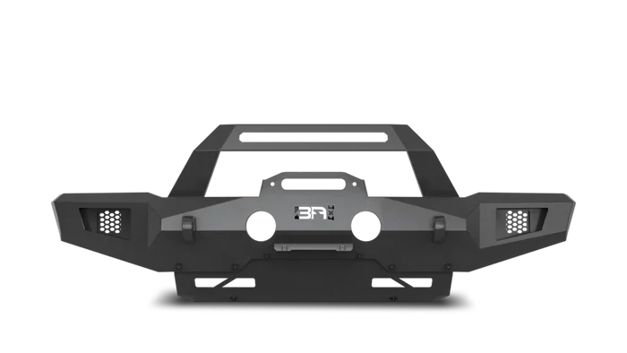 Body Armor 4x4 JP-19537 - Orion Front Bumper, Black, Light Texture