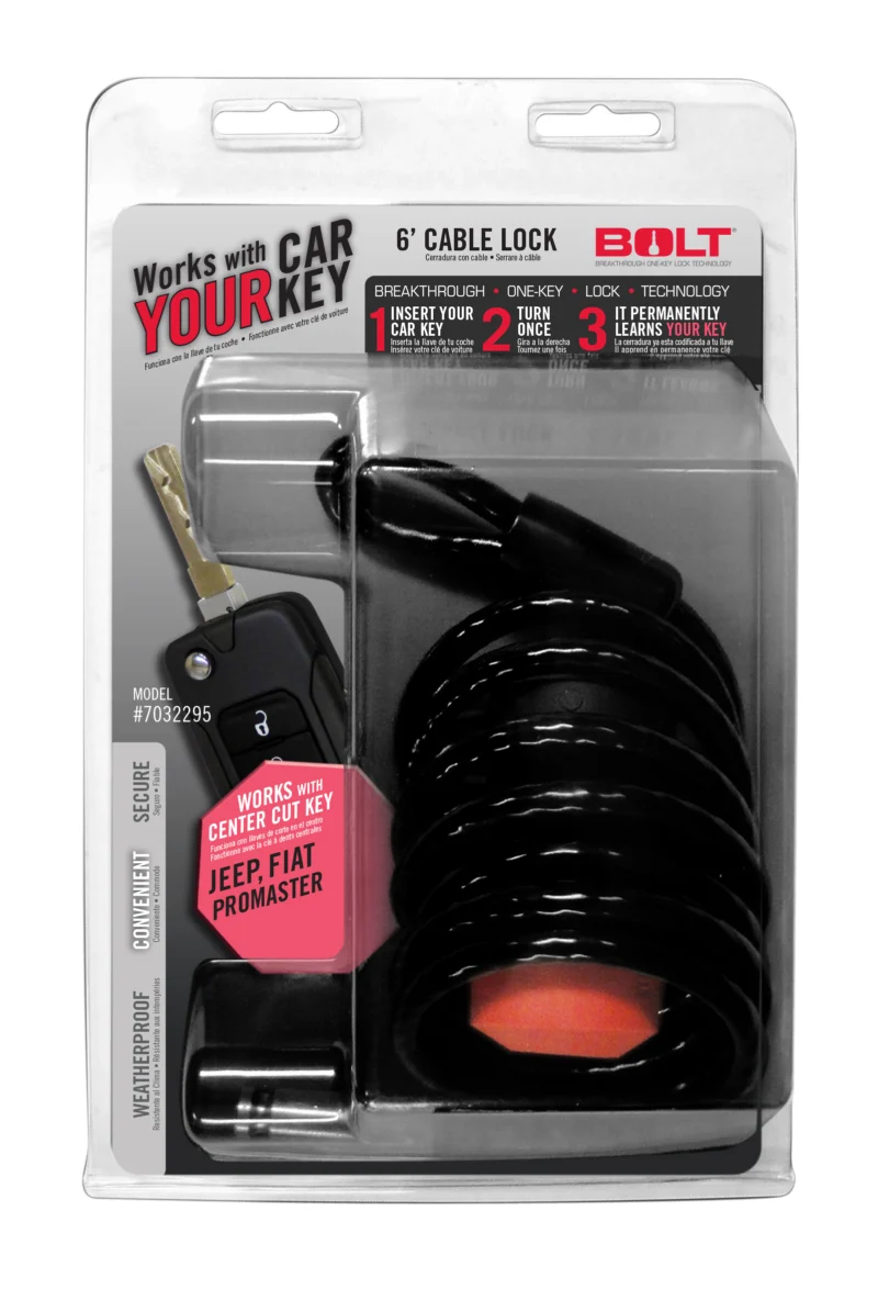 BOLT 7032295 - Cable Lock, Stainless Steel Lock Shutter