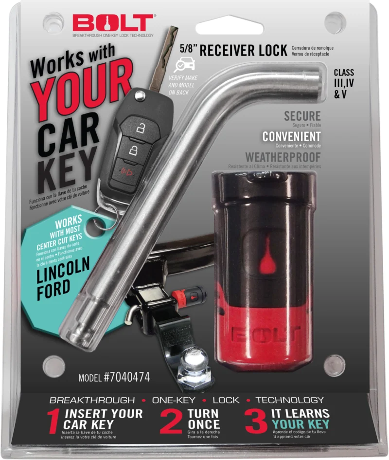 BOLT 7040474 - Receiver Lock, Stainless Steel