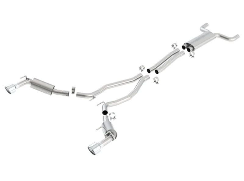 Borla 1014031 - Cat-Back Exhaust Systems, 0' Bed, T-304 Stainless Steel