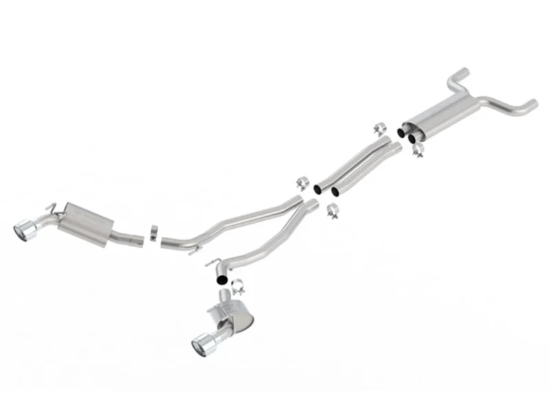 Borla 1014035 - Cat-Back Exhaust Systems, 0' Bed, T-304 Stainless Steel