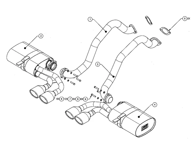 Borla 13921 - Axle-Back Exhaust Systems
