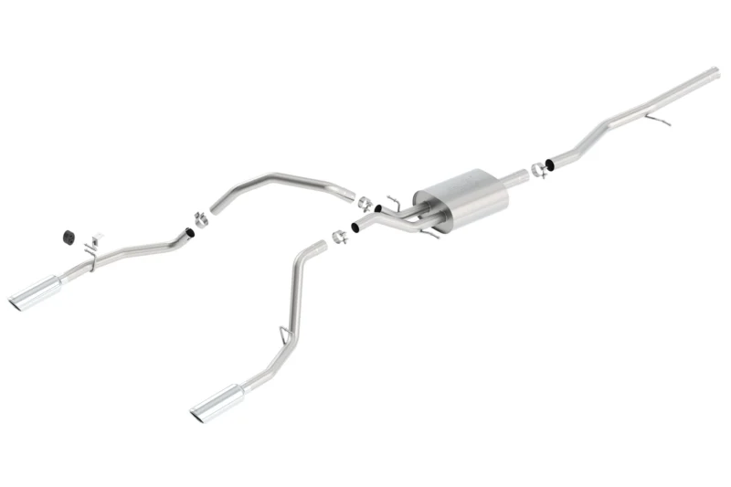 Borla 140540 - Cat-Back Exhaust Systems, Crew Cab, 6'7" Bed