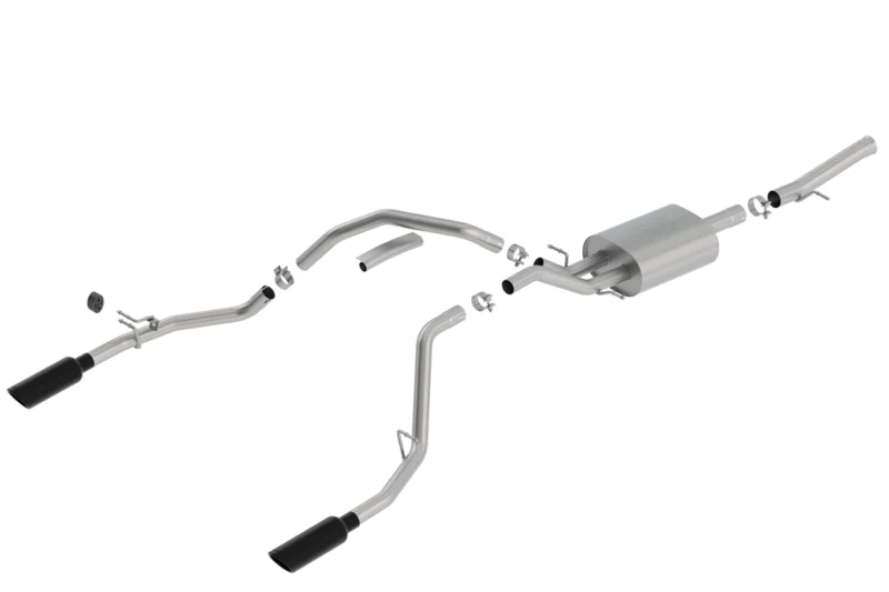 Borla 140718BC - Cat-Back Exhaust Systems, Regular Cab, 6'7" Bed