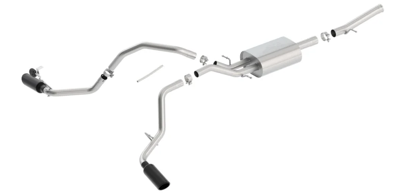 Borla 140719BC - Cat-Back Exhaust Systems, Regular Cab, 6'7" Bed