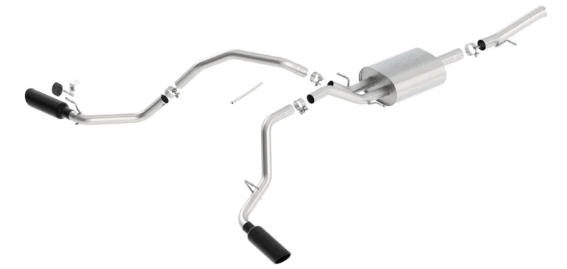 Borla 140720BC - Cat-Back Exhaust Systems, Regular Cab, 6'7" Bed