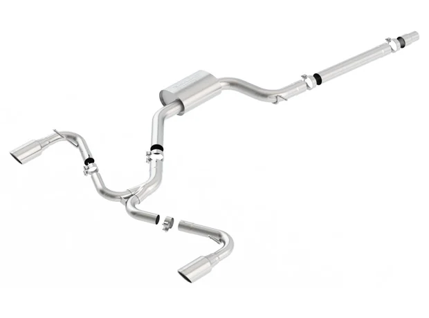 Borla 140750 - Cat-Back Exhaust Systems, T-304 Stainless Steel