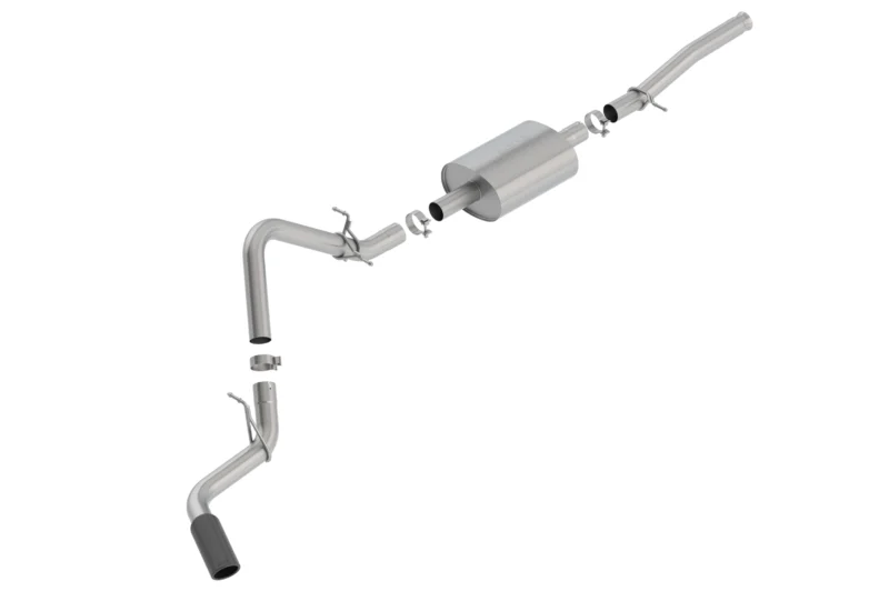 Borla 140805BC - Cat-Back Exhaust Systems, Regular Cab, 6'7" Bed
