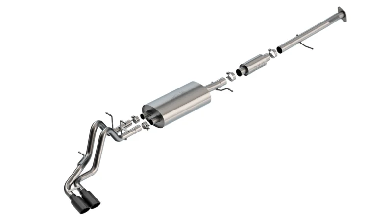Borla 140943BC - Cat-Back Exhaust Systems, Crew Cab, 5'2" Bed