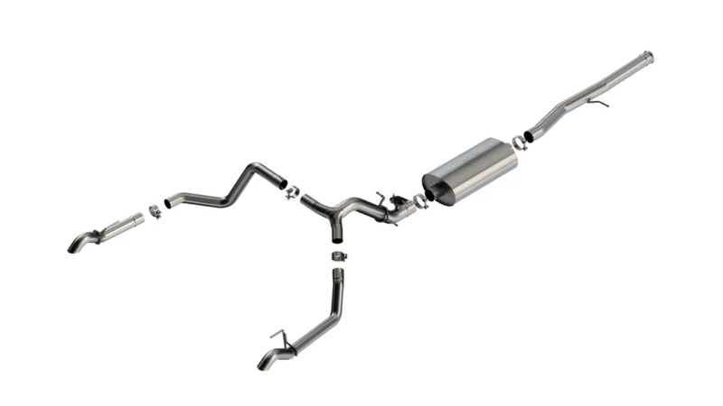 Borla 141002 - Cat-Back Exhaust Systems, Crew Cab, 5'10" Bed