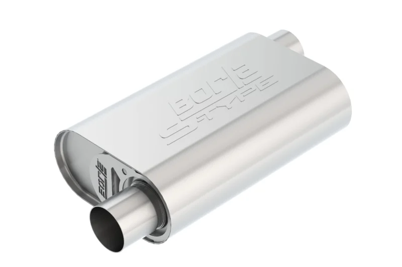 Borla 400773 - CrateMuffler, T-304 Stainless Steel