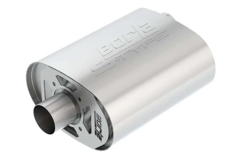 Borla 400855 - CrateMuffler, T-304 Stainless Steel