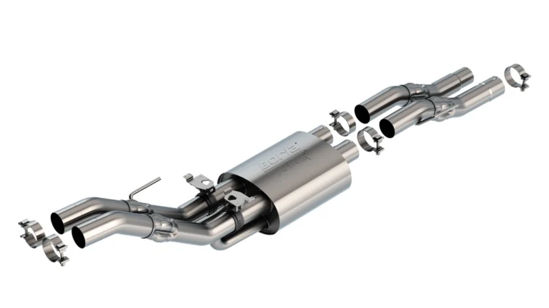 Borla 60728 - Mid-Pipes, Crew Cab, 5'7" Bed