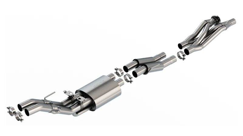 Borla 60736 - Mid-Pipes, Crew Cab, 5'7" Bed