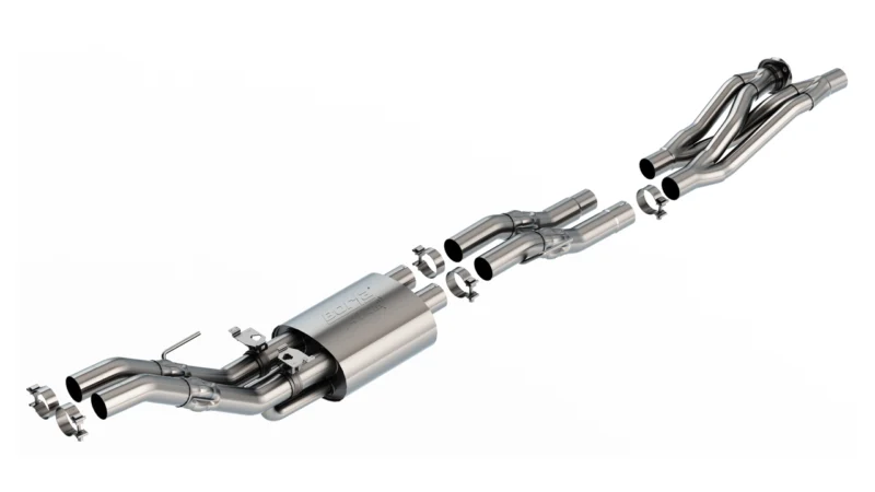 Borla 60737 - Mid-Pipes, Crew Cab, 5'7" Bed