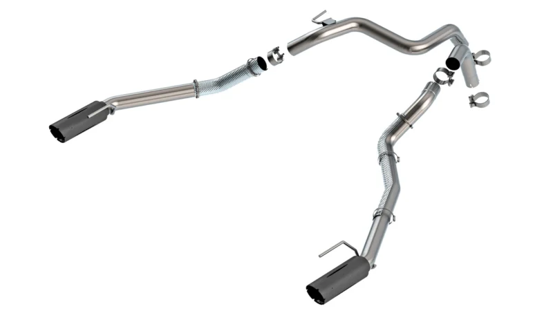 Borla 60743BRCB - Tail Pipes, Crew Cab, 5'1" Bed