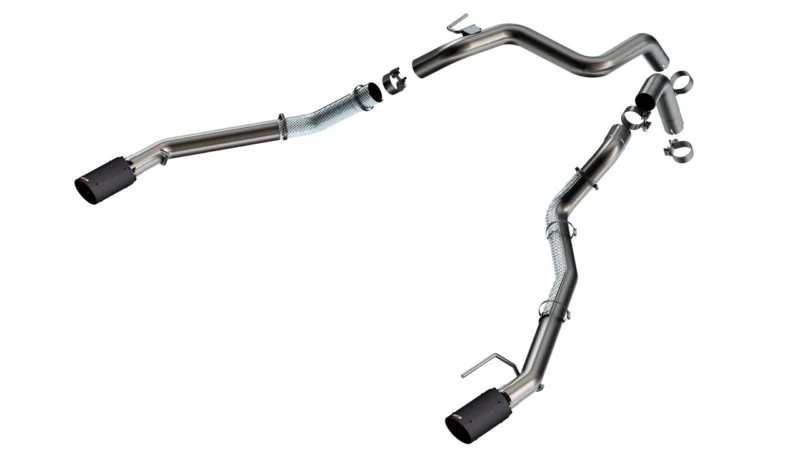 Borla 60743CFBA - Tail Pipes, Crew Cab, 5'1" Bed
