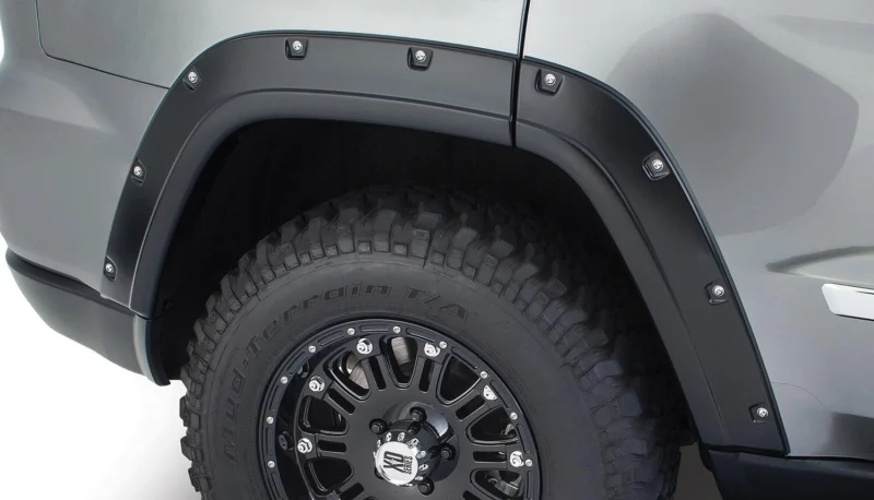 Bushwacker 10076-02 - Pocket Style Fender Flares, 2-Piece Rear, Black