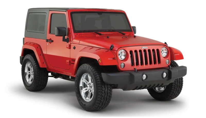 Bushwacker 10078-02 - Pocket Style Fender Flares, Black, Smooth