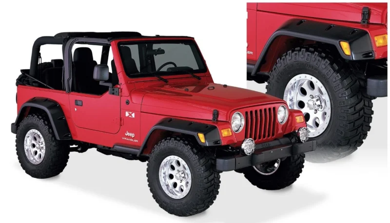 Bushwacker 10908-07 - Pocket Style Fender Flares, Black, Textured