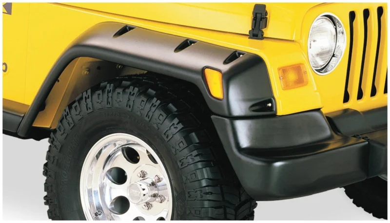 Bushwacker 10913-07 - Pocket Style Fender Flares, 4-Piece Set, Black